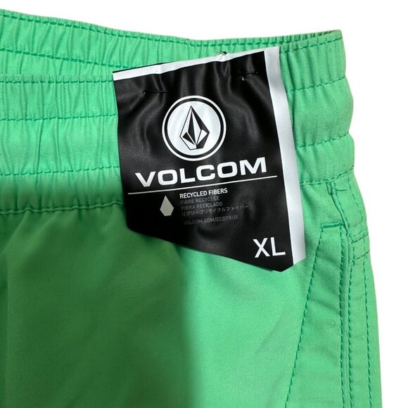 Volcom Mens Size XL Mystic Green Lido Swim Board Short Pockets NWT - Picture 5 of 8